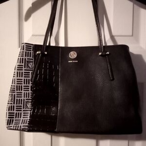 Anne KLEIN Tailored Purse Shoulder Bag Black